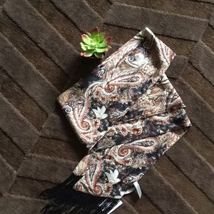 Flower Retro Print Scarf